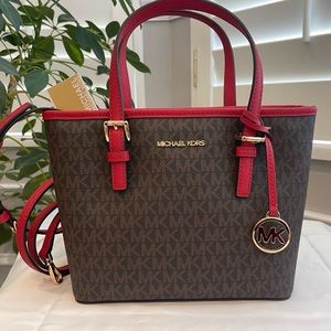 🌈NeW! Michael Kors Jet Set XS Carryall Tote